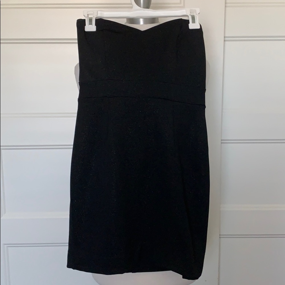 Forever 21 Strapless Sparkly Mini Dress
